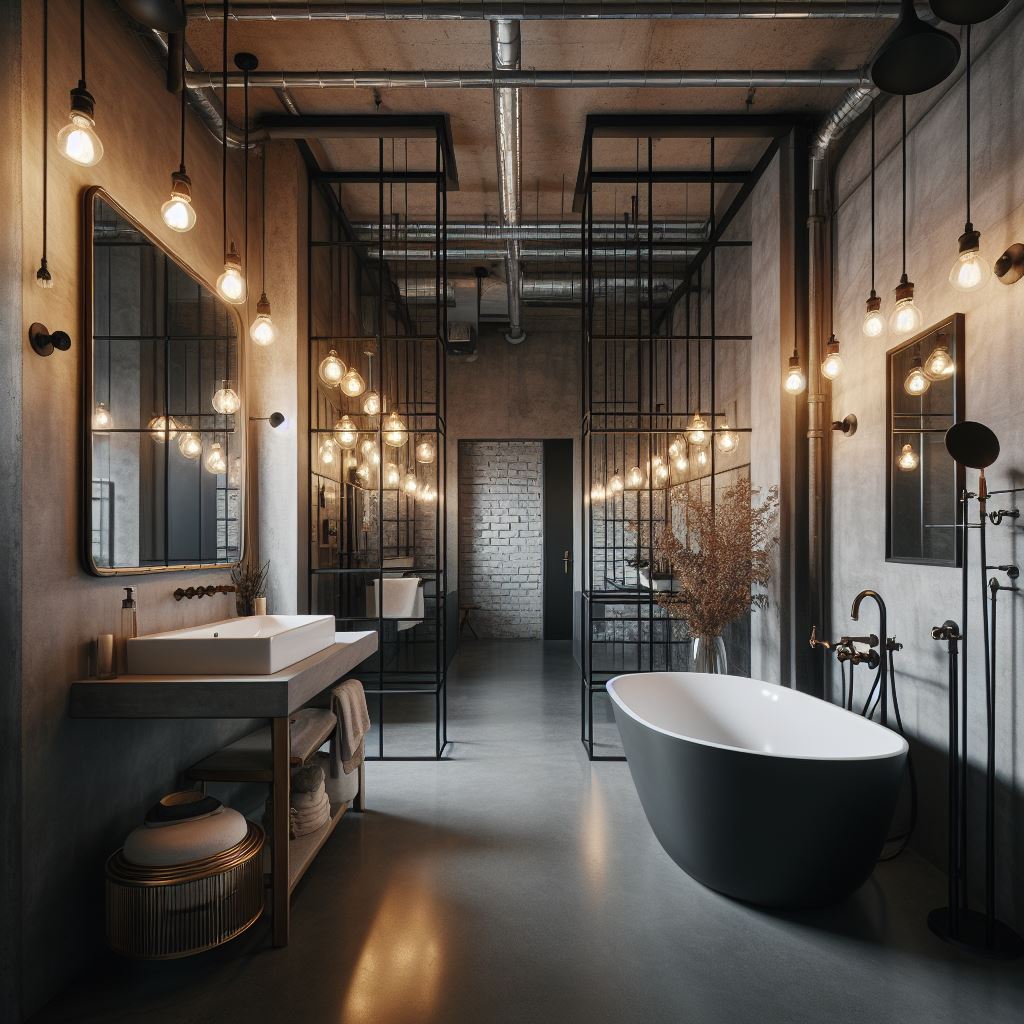 Styl Industrialny w Łazience - Surowość i elegancja&nbsp;
