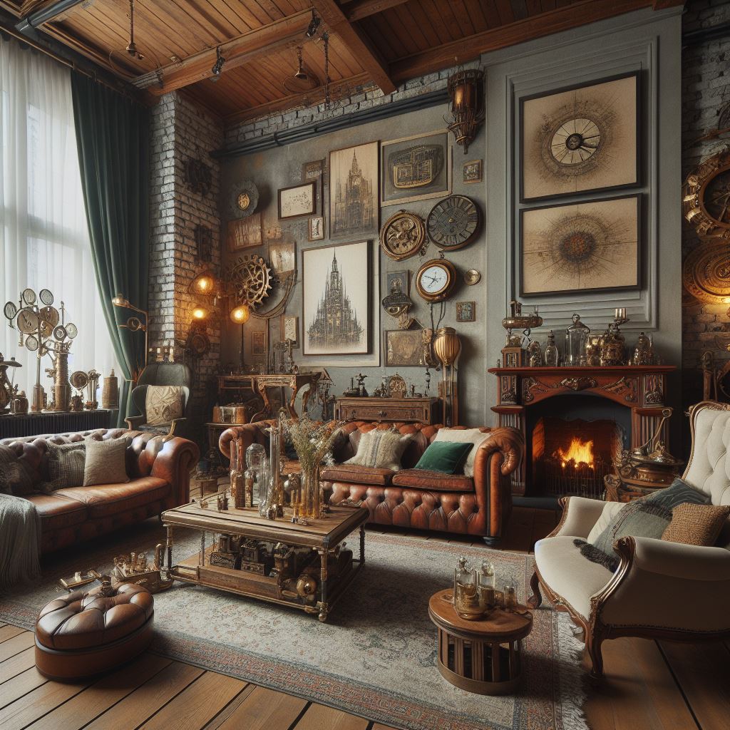 Pokój w Stylu Steampunk - Inspiracje, Meble i Detale