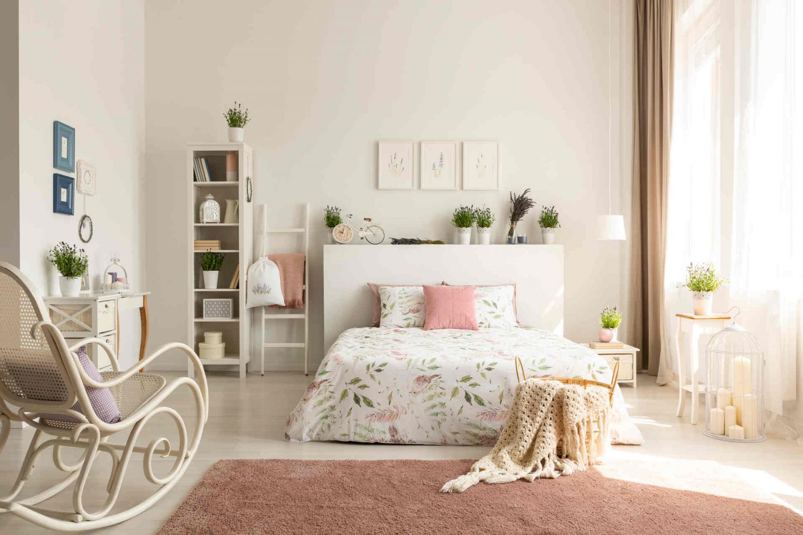 Sypialnia w prowansalskim stylu