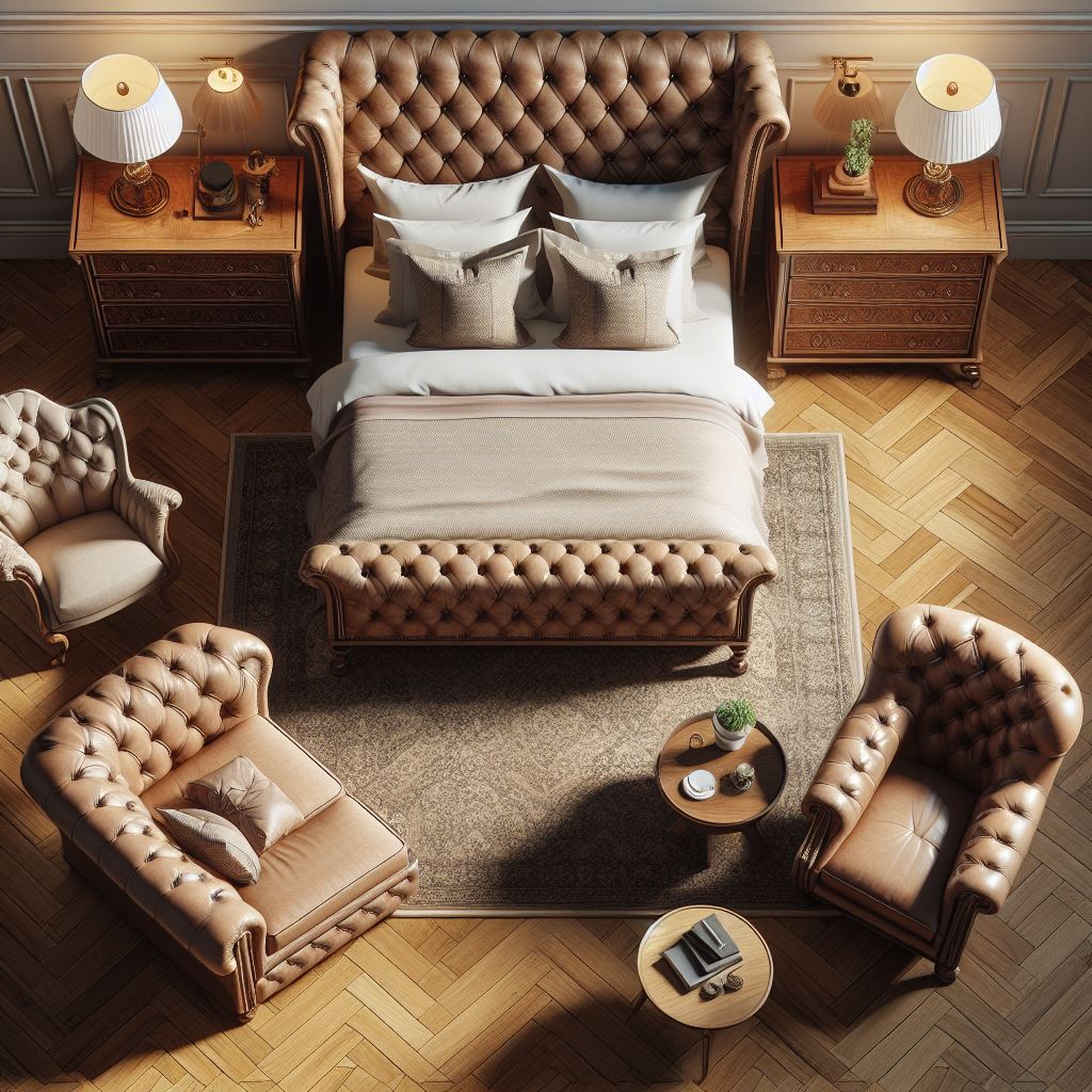 Sypialnia w Stylu Chesterfield&nbsp;