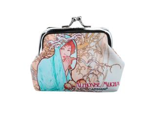 portmonetka alfons mucha cztery pory roku zima