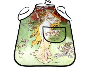 fartuszek cztery pory roku wiosna alfons mucha