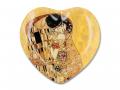 talerz kształt serca gustav klimt pocałunek