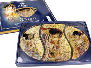 owalny talerz trzy części gustav klimt