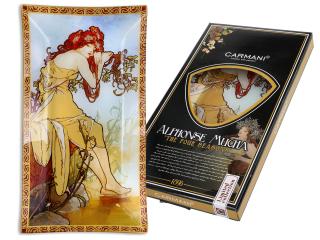 talerz dekoracyjny lato cztery pory roku alfons mucha