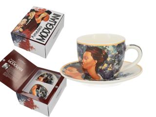 filiżanka z podstawkiem espresso amedeo modigliani lunia czechowska