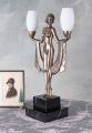 nastrojowa lampa w stylu art deco