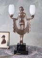 nastrojowa lampa w stylu art deco