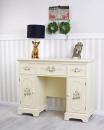 Biurko Styl Prowansalski Malowane Kwiaty Shabby Chic