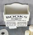 books skrzynkowy wieszak na papier toaletowy styl rustykalny