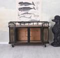 bufet mobilny bar studio loft styl industrialny
