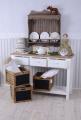 rustykalny bufet w stylu shabby chic
