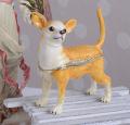 uroczy chihuahua szkatułka w stylu faberge