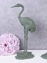 Czapla Żeliwna Figura Ogrodowa 76 cm