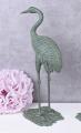 czapla żeliwna figura ogrodowa 76 cm