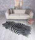 Dywan Futrzany Eko Futro Zebra 164 x 240 cm