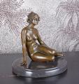 figura kobiety styl art deco figury z brązu