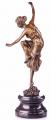 bajadera figura tancerki brąz marmurowy cokół 44 cm