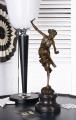 bajadera figura tancerki brąz marmurowy cokół 44 cm