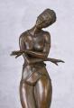 figura tancerki styl art deco brąz 50 cm