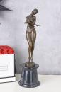 Figura Tancerki Styl Art Deco Brąz 50 cm