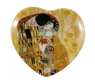 talerz serce gustav klimt pocałunek