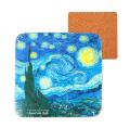 podkładka korkowa pod kubek gwiaździsta noc vincent van gogh