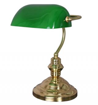 klasyczna lampa bankierska belle epoque