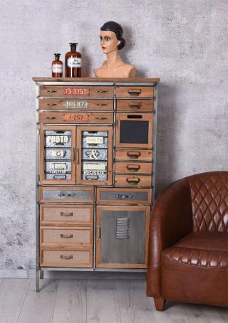 komoda 21 szuflad styl industrialny