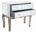 komoda dwie szuflady glamour lustra
