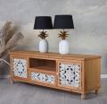 komoda telewizyjna ażurowe motywy styl boho
