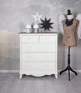 duża komoda w stylu shabby chic