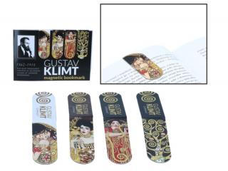 komplet zakładek magnetycznych do książek gustav klimt