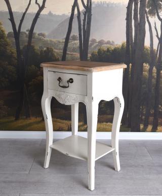 konsolka szafka nocna styl rustykalny shabby chic