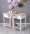 konsolka z półką i szufladą styl prowansalski shabby chic
