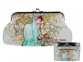 kosmetyczka cztery pory roku zima alfons mucha