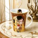 Kubek Gustav Klimt Pocałunek Zestaw Upominkowy