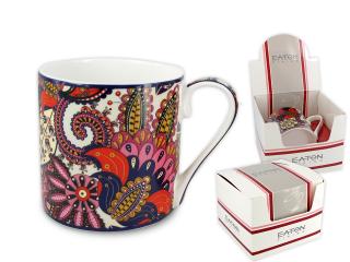 kubek motyw orientalny porcelana