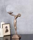 Lampa z Figurą Kobiety w Stylu Art Deco 48 cm