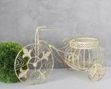 Kwietnik Rower Dekoracja Ogrodowa Shabby Chic