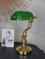 elegancka lampa bankierska w stylu belle epoque