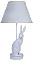 lampa biały zając figury zwierząt 53 cm