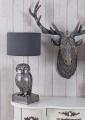 lampa figuralna tajemnicza sowa styl rustykalny
