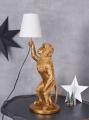 lampa styl jungle złota małpa 62 cm