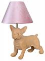 lampa francuski buldog figury zwierząt 46 cm