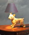 lampa francuski buldog figury zwierząt 46 cm