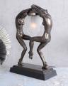 lampa w stylu art deco figury kobiet