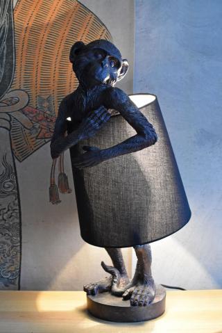 lampa styl jungle figura małpy figury zwierząt 54 cm