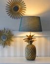 Lampa Złoty Ananas Styl Jungle 56 cm