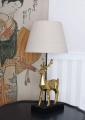 lampa złoty jeleń figury zwierząt 61 cm